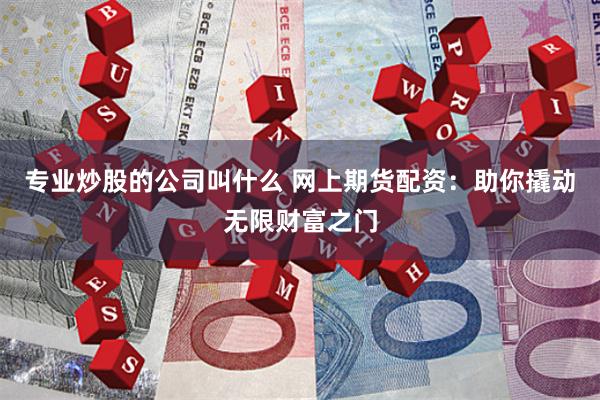 专业炒股的公司叫什么 网上期货配资:助你撬动无限财富之门